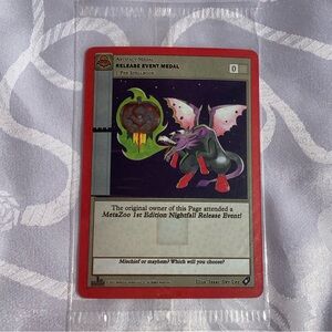 Sealed Wrapped Nightfall Release Event 1st Promo, NM/M SEALED Meta Zero